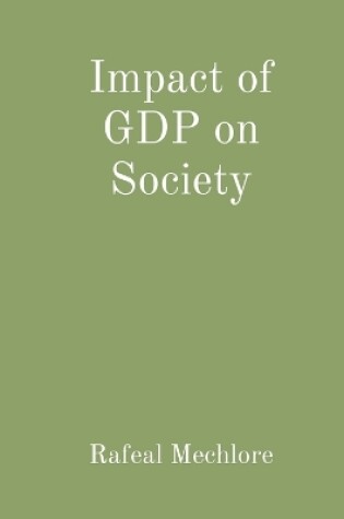Cover of Impact of GDP on Society