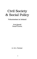 Book cover for Civil Society and Social Policy