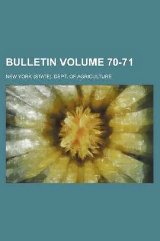 Cover of Bulletin Volume 70-71