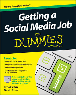 Book cover for Getting a Social Media Job For Dummies