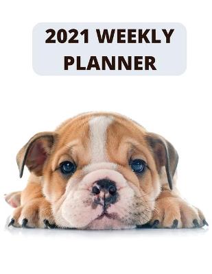 Book cover for 2021 weekly planner