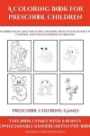 Book cover for Preschool Coloring Games (A Coloring book for Preschool Children)