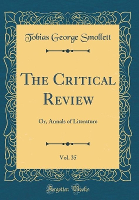 Book cover for The Critical Review, Vol. 35