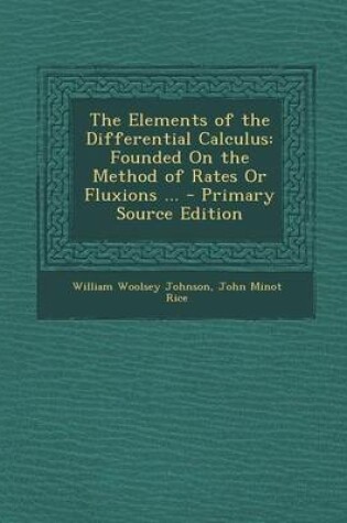 Cover of The Elements of the Differential Calculus