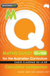 Book cover for Maths Quest 10+10A for the Australian Curriculum Casio Classpad Calculator Companion