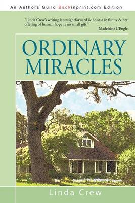 Book cover for Ordinary Miracles