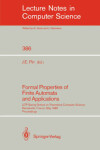 Book cover for Formal Properties of Finite Automata and Applications