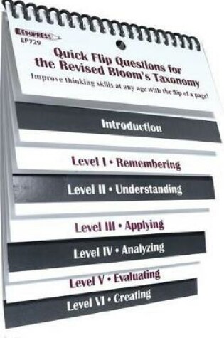 Cover of Quick Flip Questions for the Revised Bloom Taxonomy