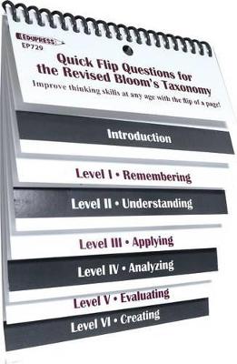 Book cover for Quick Flip Questions for the Revised Bloom Taxonomy