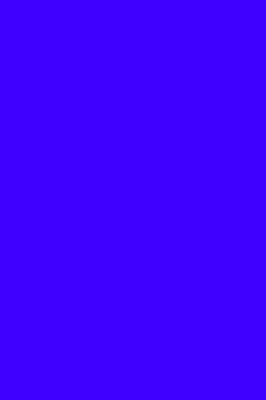 Cover of Journal Electric Ultramarine Blue Color Simple Plain Blue