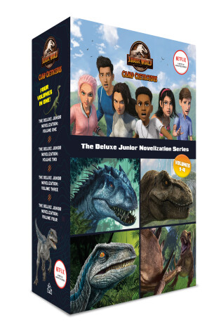 Cover of Camp Cretaceous: The Deluxe Junior Novelization Boxed Set (Jurassic World: Camp Cretaceous)