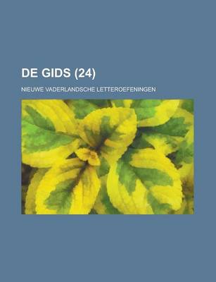 Book cover for de Gids; Nieuwe Vaderlandsche Letteroefeningen (24)