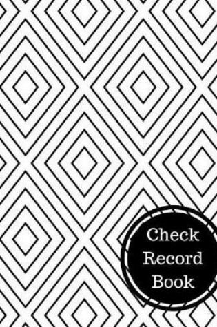 Cover of Check Record Book