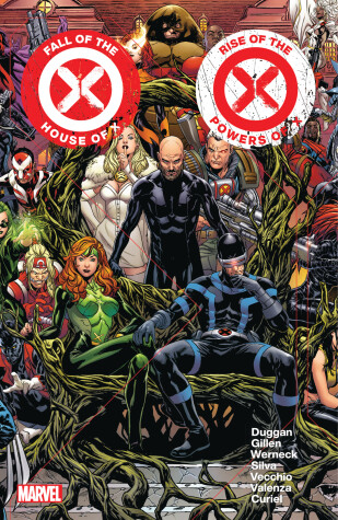 Book cover for FALL OF THE HOUSE OF X/RISE OF THE POWERS OF X OMNIBUS MARK BROOKS COVER