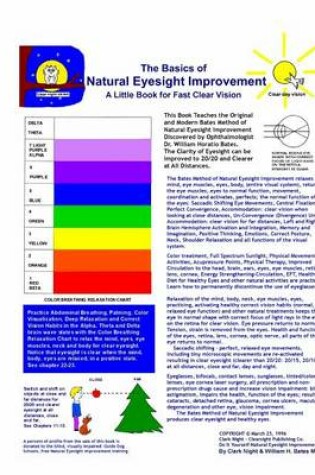 Cover of The Basics of Natural Eyesight Improvement - A Little Book For Fast Clear Vision