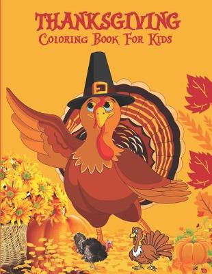Book cover for Thanks Giving Coloring Book for Kids