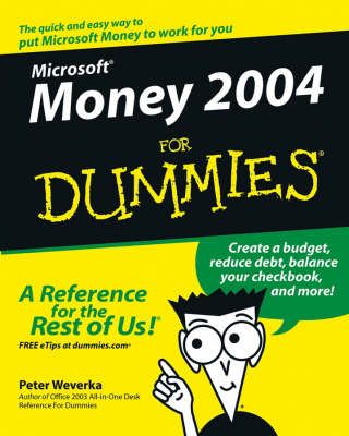 Book cover for Microsoft Money 2004 for Dummies