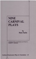 Cover of Nine Carnival Plays