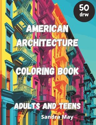 Book cover for American Architecture Coloring Book