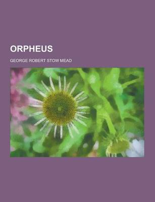 Book cover for Orpheus