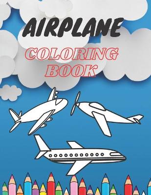 Book cover for Airplane Coloring Book