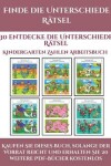 Book cover for Kindergarten Zahlen Arbeitsbuch (Finde die Unterschiede Ratsel)