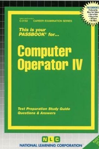 Cover of Computer Operator IV