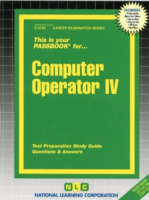 Book cover for Computer Operator IV