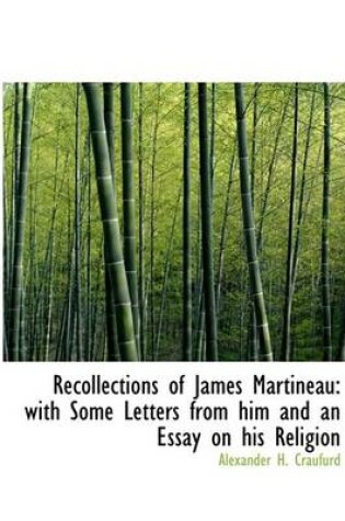 Cover of Recollections of James Martineau