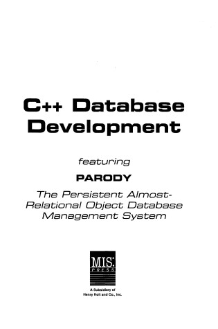 Cover of C++ Database Development