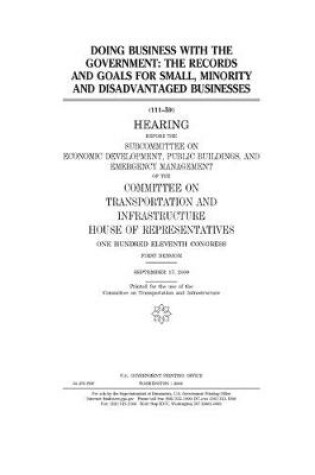 Cover of Doing business with the government