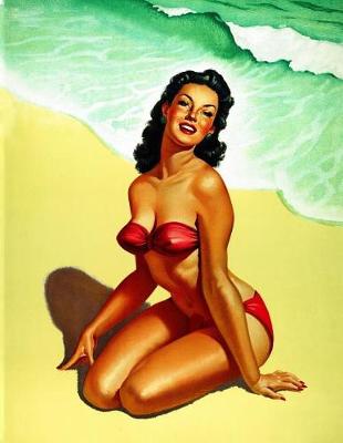 Book cover for Pin-up Beauty on the Beach Notebook