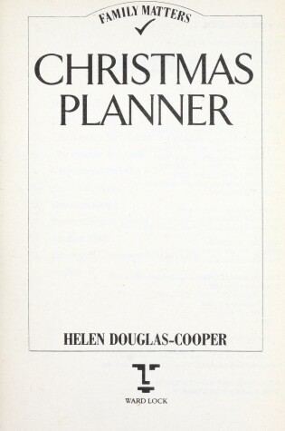 Cover of Christmas Planner