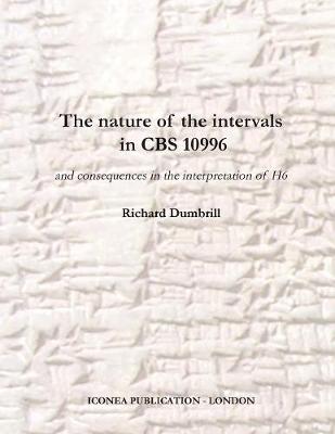 Book cover for The nature of the intervals in CBS 10996