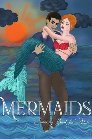 Cover of Mermaid Coloring Book for Adults