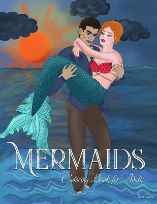 Book cover for Mermaid Coloring Book for Adults