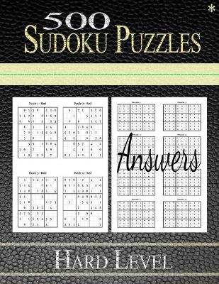 Book cover for 500 Sudoku Puzzles Hard Level