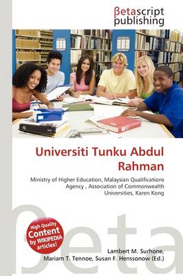 Cover of Universiti Tunku Abdul Rahman