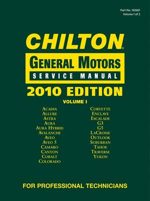 Book cover for Chilton General Motors Service Manual
