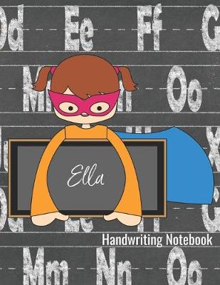 Book cover for Ella Handwriting Notebook