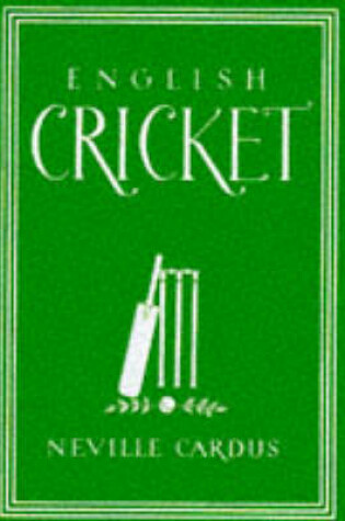 Cover of English Cricket