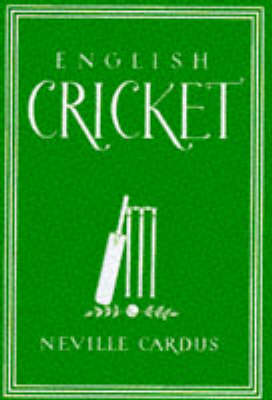 Book cover for English Cricket