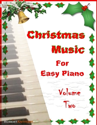 Book cover for Christmas Music for Easy Piano Volume Two