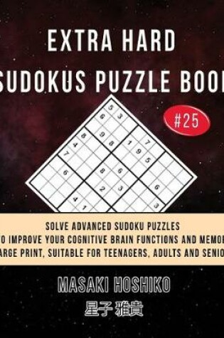 Cover of Extra Hard Sudokus Puzzle Book #25