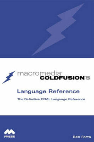 Cover of ColdFusion 5 Language Reference