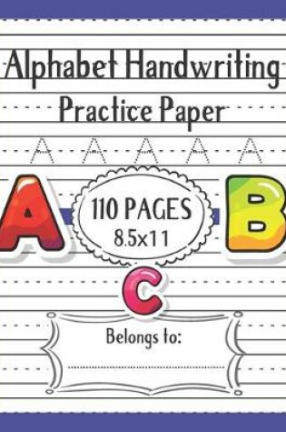 Cover of Alphabet Handwriting Practice Paper