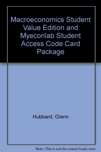 Book cover for Macroeconomics Student Value Edition and Myeconlab Student Access Code Card Package