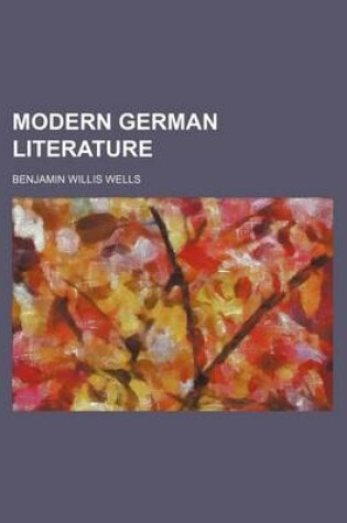 Cover of Modern German Literature