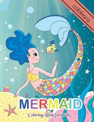 Cover of Mermaid Coloring Book for Girls