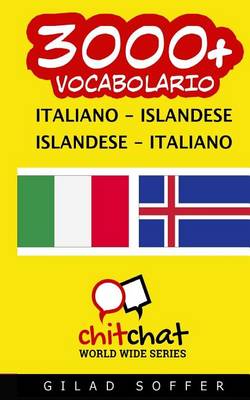 Book cover for 3000+ Italiano - Islandese Islandese - Italiano Vocabolario